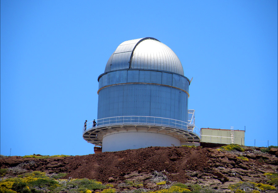Das Nordic Optical Telescope auf La Palma