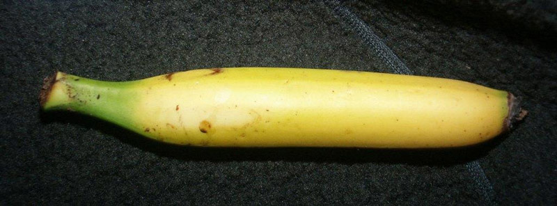 werhatg eigentlich gesagt, dass die Banane krumm ist?
