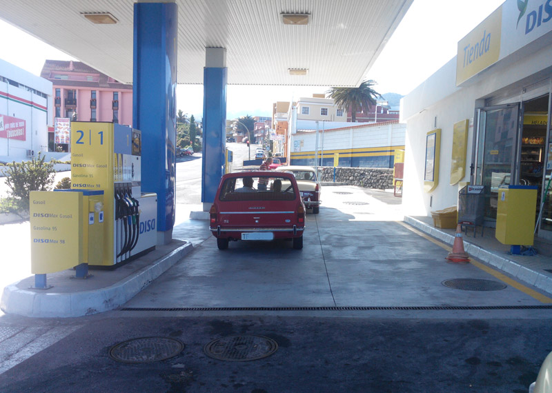 Tankstelle in El Paso auf La Palma